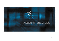 [경영학의이해] 기업순위의 변화와 대응-1