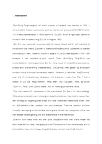 [소비자행동론] 신성통상의 마케팅전략(영문)-1