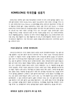 [글로벌경영] 코메론(komelon)의 미국진출성공-1