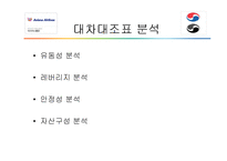[재무분석] 대한항공과 아시아나항공의 재무비율분석 사례-10