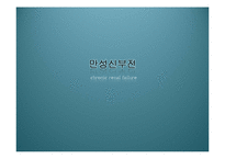 [사회복지의료사회] 만성신부전증에관한 연구-1