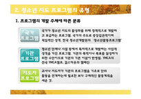 [청소년교육개론] 청소년지도 프로그램-6