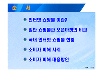 [정보통신] 인터넷 쇼핑몰 소피자 피해사례 및 대처방안-2
