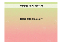 [마케팅조사] 폴로와 빈폴 선호도 조사-1