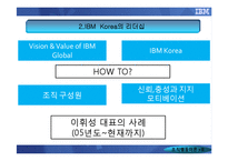 [조직행동] IBM KOREA를 통해 알아본 CEO의 리더십-7