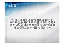 [통상정책] 덤핑&반덤핑-3