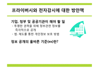 [정보사회] 프라이버시와 전자감시-19