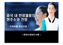 중국 내 한류열풍의 현주소와 전망-1