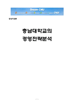 [경영학] 충남대학교의 경영전략분석-1