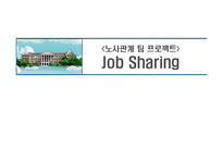 [노사관계] 잡 쉐어링(Job Sharing) 일자리 나누기 문제점 및 발전방안-1