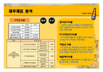 [재무분석] OB맥주 기업분석 경영분석-13