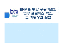 [경영정보] BPM을 통한 공공기관의 업무 프로세스 혁신, 그 가능성과 실현-1