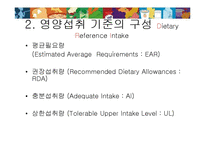 [영양학] 한국인 영양 섭취 기준-4