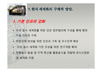 한식의 세계화 방안-9