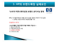 [마케팅] HP의 브랜드확장 실패요인-11
