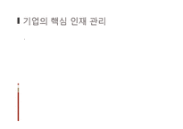 [인적자원관리] 기업의 핵심 인재 관리-1