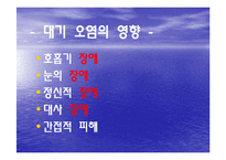 [자연과학] 서울의 대기환경-서울의 대기 오염의 현재와 그리고 미래--4