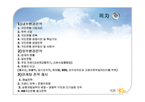 [금융기관론] 국민은행내,외부 분석 및 마케팅 전략 제시-2