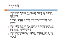 [지역사회교육론] 지역사회민간 단체-2