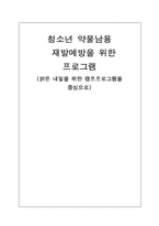[청소년복지] 청소년 약물남용 재발을 위한 예방 프로그램-캠프프로그램중심-12