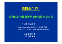 리더십의 의의, 인간, 효과와 효율 능률의 비교, 감점(은행)계좌-7
