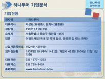 [하나투어, 경영전략, 성공사례, 경영전략사례, 관광] 하나투어의 경영전략 사례-5