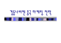 [마케팅전략] 경동나비엔의 중국 마케팅 전략-1