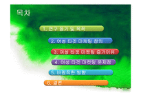 [여성학] 여성타깃 마케팅-2