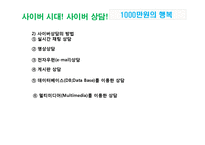 [인간심리] 사이버 진로상담-12