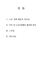 [노인건강관리론] 지역사회 내 노인신체활동 활성화 방안-2