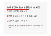 [북한학] 노무현 정부의 대북 정책-13