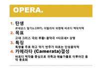[서양음악] 오페라와 연관하여 칸타타, 오라토리오의 발생 배경을 발표하여 이들 음악 양식의 차이점 비교-4