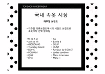 [패션마케팅] 언더웨어 UNDERWEAR-13