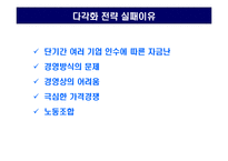 [전략경영] 기업의 다각화 전략-12