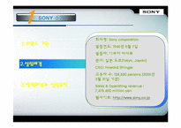 [국제경영론] SONY 소니 기업분석-5