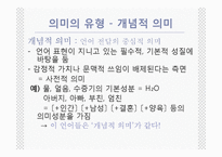 [국어학] 의미론 -언어의 의미,단어의 의미관계-12