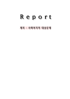 [경영학] 사회복지및정신보건사회복지레포트-1