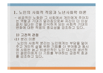 [노인복지론] 노인문제에 대한 이론적 관점-4
