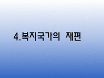 [현대사회복지] 축소와 재편의 복지국가-14