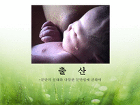 [아동발달] 출산 -분만의 실태와 다양한 분만법에 관하여-1