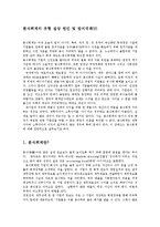 분식회계의 유형 실상 원인 및 방지대책00-1