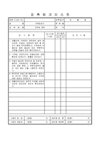 거푸집공사 거푸집 제작 검측체크리스트-1