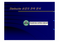 [마케팅]Starbucks 스타벅스 성공의 전략 분석-1