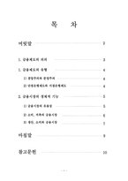 [경영]금융제도의 유형 의의 경제적 기능에 대해서-1