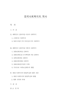 [사회복지역사] 한국사회복지의 역사-1
