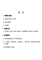 [사회복지] 장애인복지의 문제점과 대안-2