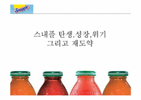 [브랜드관리] 스내플 탄생, 위기 그리고 성장-1
