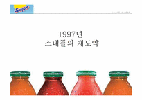[브랜드관리] 스내플 탄생, 위기 그리고 성장-14