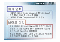 [브랜드전략사례] 소니 sony브랜드사례-2