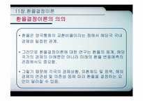[국제통화금융] 환율결정이론-3